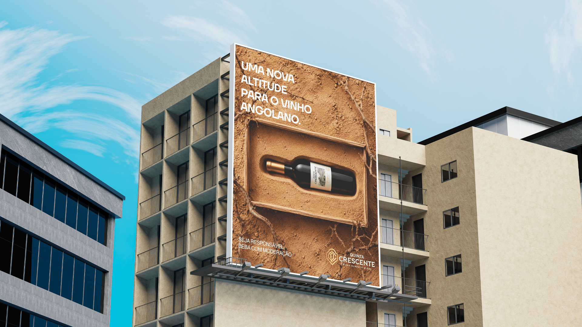 Campanha Quinta Crescente aplicada em outdoor